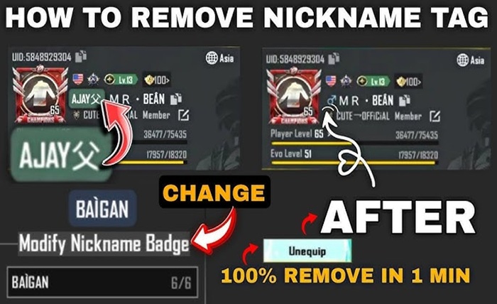 pubg nickname